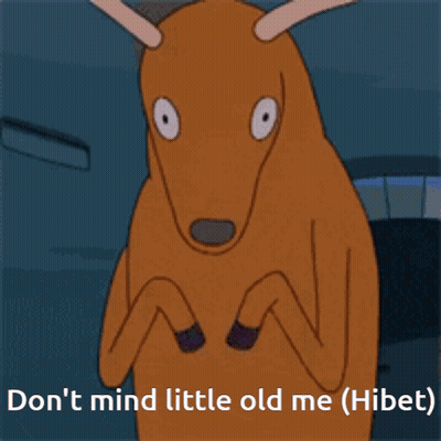 Deer Saying Don't Mind Little Old Me Hibet GIF