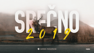 Deer With Red Nose 2019 GIF