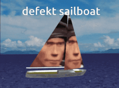 Defekt Defekt Sailboat GIF