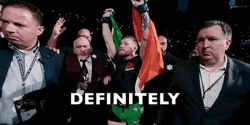 Definitely Conor McGregor Walk GIF