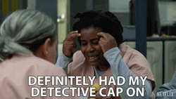 Definitely Had My Detective Cap On GIF