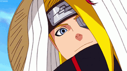 Deidara Naruto Akatsuki Anime GIF