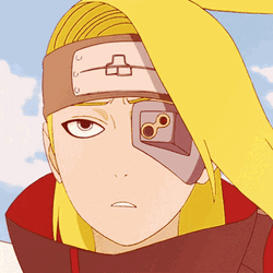 Deidara Naruto One Eye GIF
