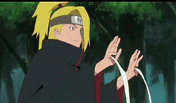Deidara Naruto Power Anime GIF