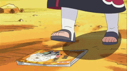 Deidara Naruto Slide And Bird Clay Broken GIF