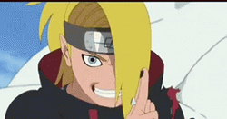 Deidara Naruto Very Angry GIF