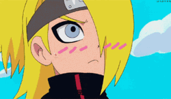 Deidara Smell Something GIF