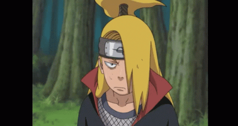 Deidara Tobi Try Say Something Again GIF