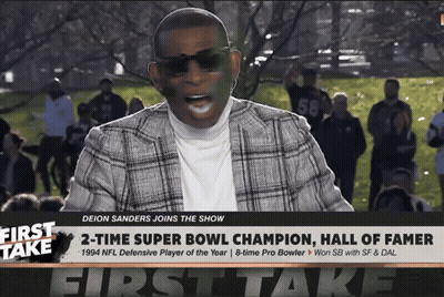 Deion Sanders Joins The Show First Take GIF