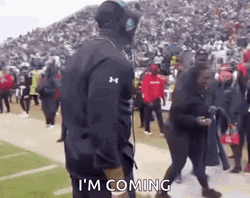 Deion Sanders Vibing I'm Coming GIF