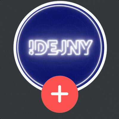 Dejny Neon Sign Plus GIF