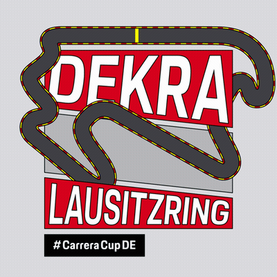 Dekra Lausitzring Logo With Race Track GIF