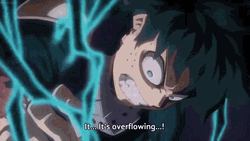 Deku One For All Overflowing
