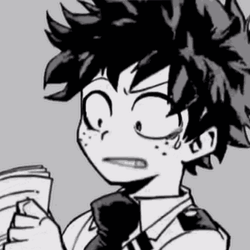 Deku Reading Comic GIF