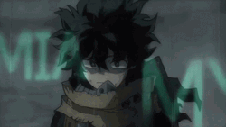 Deku Vigilante Half Mask GIF