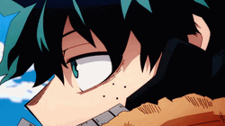 Deku Vigilante Lonely Eyes GIF