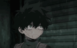 Deku Vigilante Under The Rain GIF