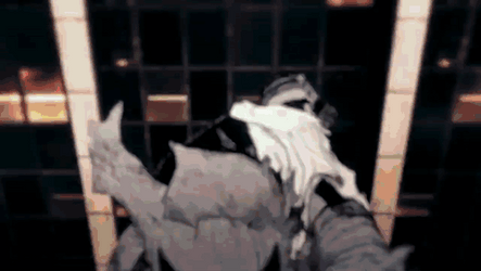 Deku Vigilante Wall Jumping With Lighting Effect GIF