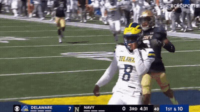 Delaware Vs Navy Football On CBS Sports GIF