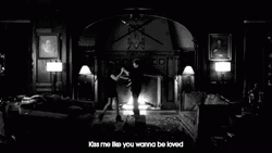 Delena Couple Kiss Vampire Diaries Romantic Quote GIF