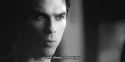 Delena Damon Salvatore Vampire Diaries Quote GIF