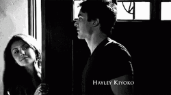 Delena Vampire Diaries Goodbye Kiss Open Door GIF