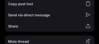 Delete Post Screen GIF