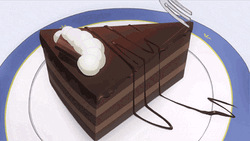 Delicious Chocolate Cake Slice