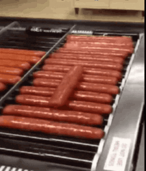 Delicious Rolling Weiner GIF