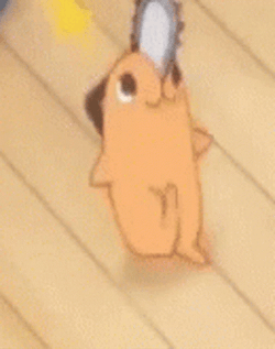 Delightful Chainsaw Man Pochita Breakdancing GIF