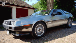 Delorean Interior And Exterior Features GIF