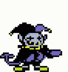 Deltarune Jevil Bouncing GIF