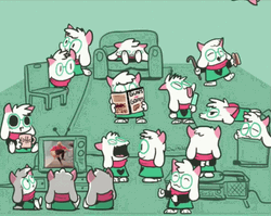 Deltarune Ralsie Room GIF