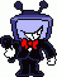 Deltarune TV Mike GIF