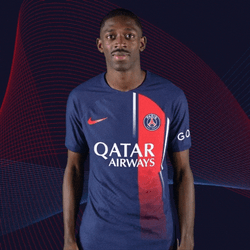 Dembele Delighted Shout GIF