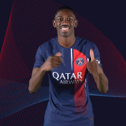 Dembele Flexing Shirt GIF