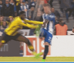 Dembele Got A Punch On Face GIF