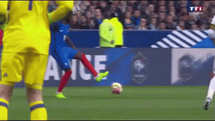 Dembele Guarding The Ball GIF