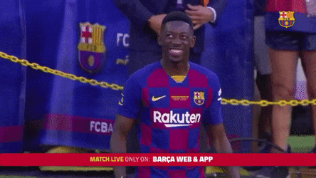Dembele Rubbing Palm GIF