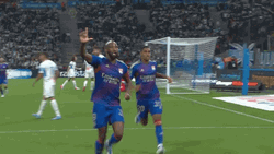 Dembele Teammate Winning Jump GIF