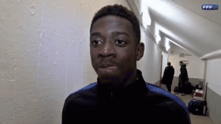 Dembele Tongue Bite GIF