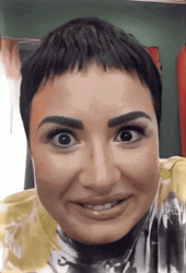 Demi Lovato Eyes Wide Open GIF