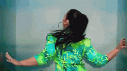 Demi Lovato Green Outfit Nature GIF