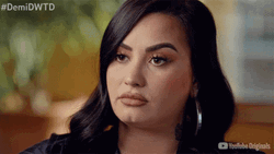 Demi Lovato Nodding Up GIF
