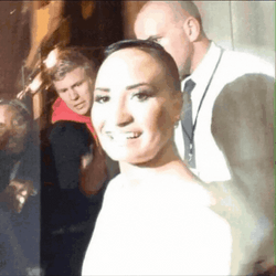 Demi Lovato Pointing Gun GIF
