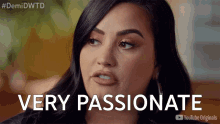 Demi Lovato Talking About Being Passionate GIF