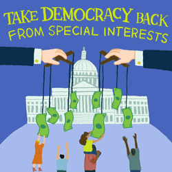 Democracy Puppet Interests