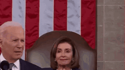 Democrat Nancy Pelosi Standing Ovation Applaud GIF