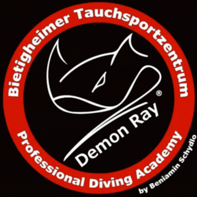 Demon Ray Diving Academy Logo By Benjamin Studio GIF