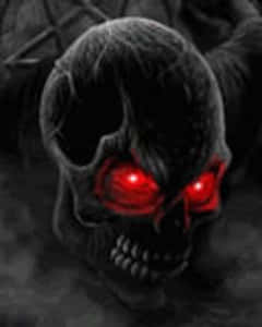 Demon Skull Red Eyes